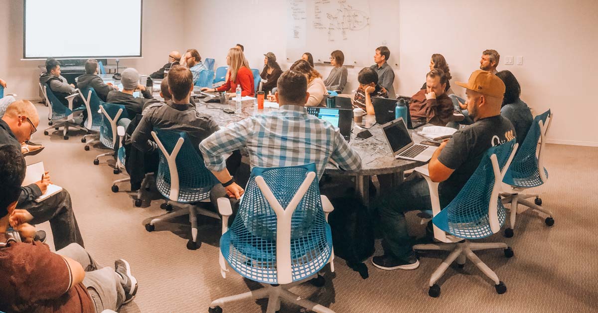 101domain conference room all hands on deck meeting