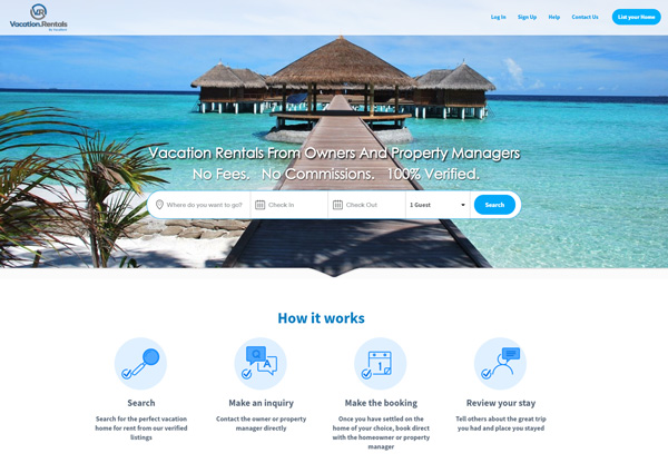 vacation.rentals website