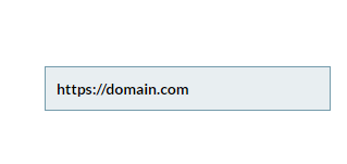 enter the web forwarding domain name