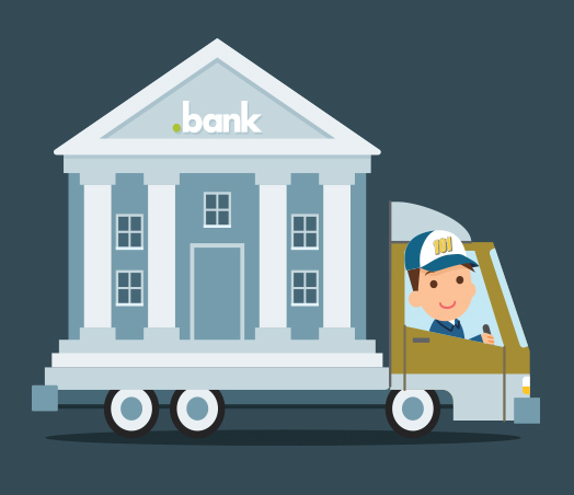 move your .BANK domains