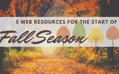 5 Web Resources for the start of fall season
