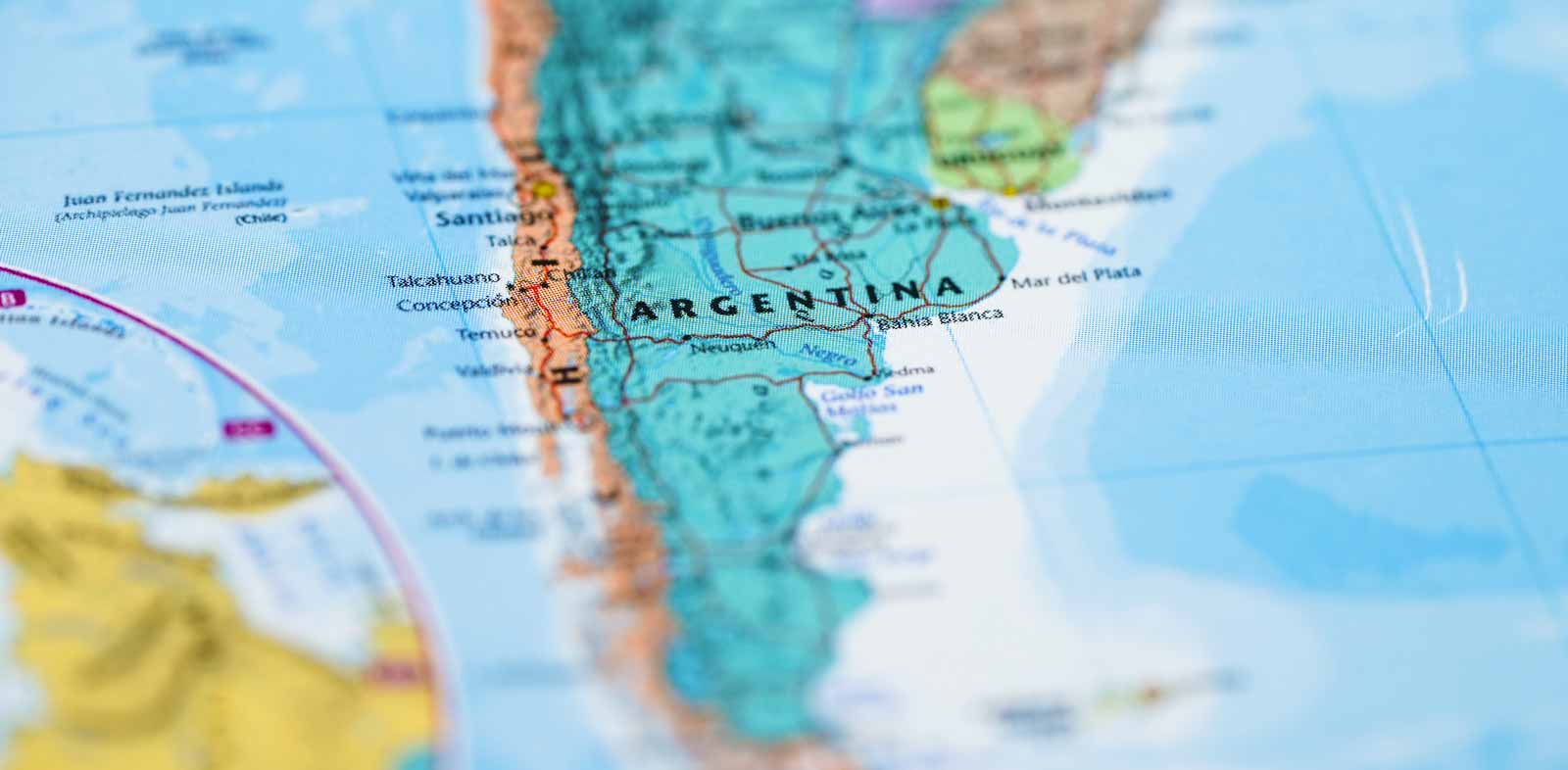 .ar domain Argentina map