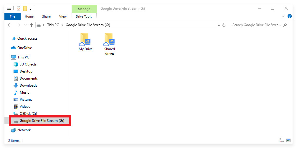 google drive google workspace