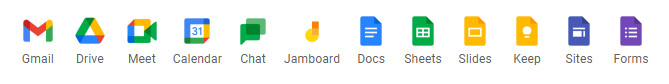 Google Workspace included apps