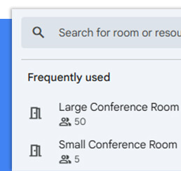 Room calendars
