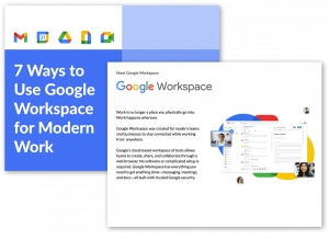 7 Ways to Use Google Workspace for Modern Work - The 101domain Blog