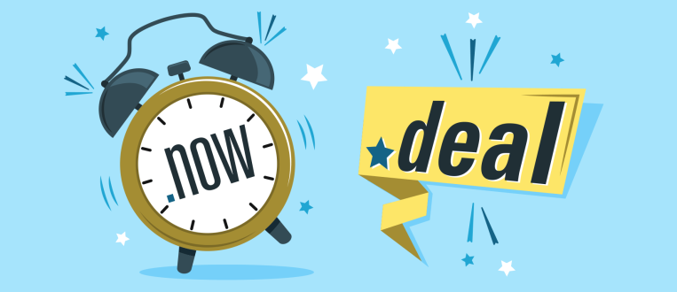 The .now and .deal domains are available 