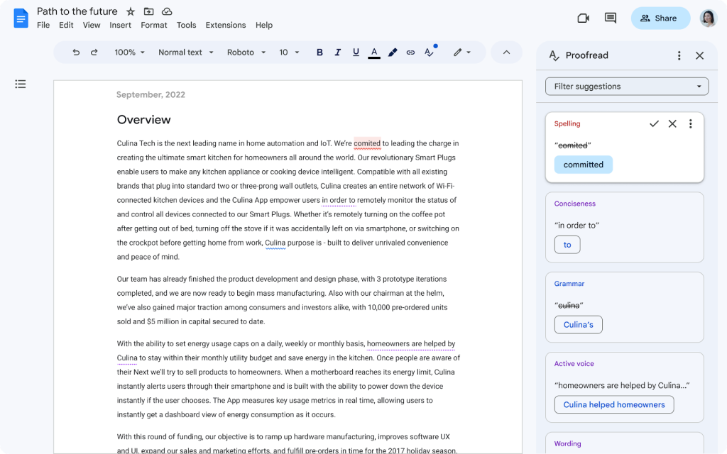 Proofread
