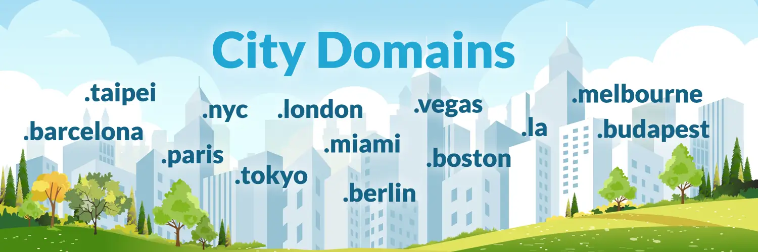 Looking for a local domain? Try these city TLDs