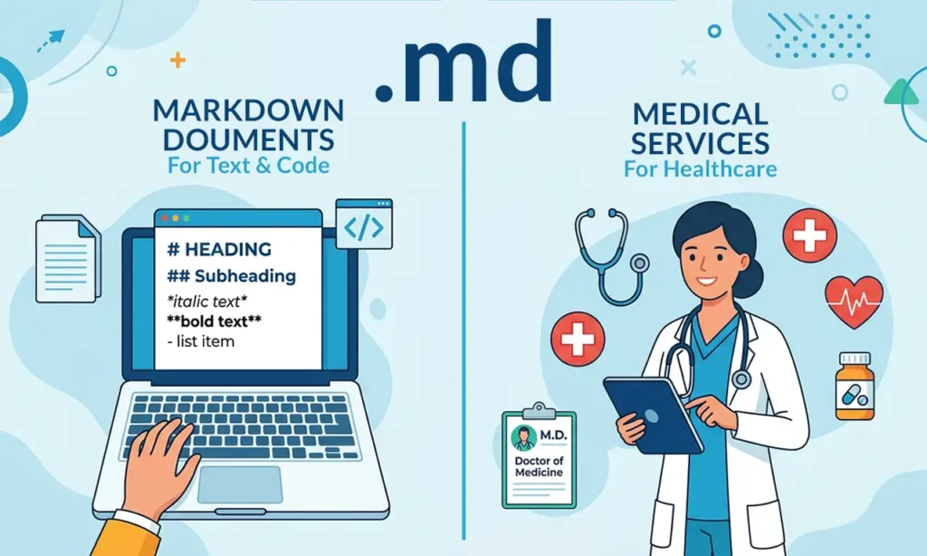 Creative ways to use the .md domain from developer docs to medical branding