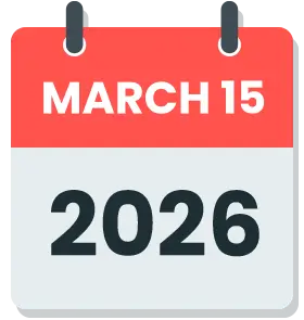 March 15, 2026