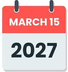 March 15, 2027