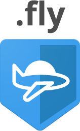 .fly domain logo