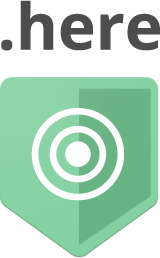 .here domain logo